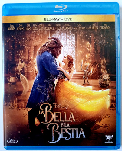 La Bella Y La Bestia Emma Watson Blu Ray + Dvd Original