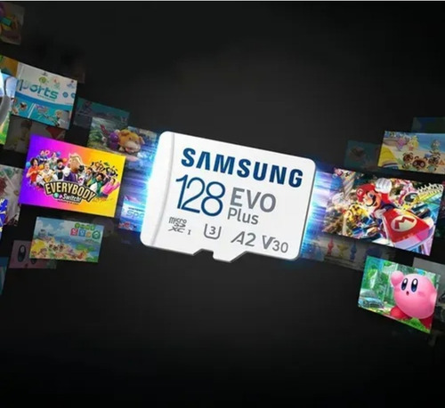 Memoria Micro Sd 128 Gb Samsungevo Plus U3 4k 100 Mb/s Gopro