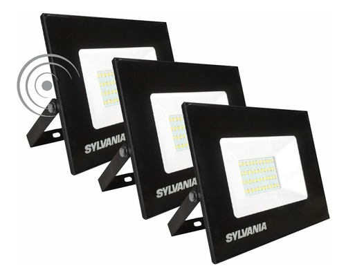 Kit 3 Reflector Led Jeta 20w, Flujo Luminoso 1900lm,sylvania