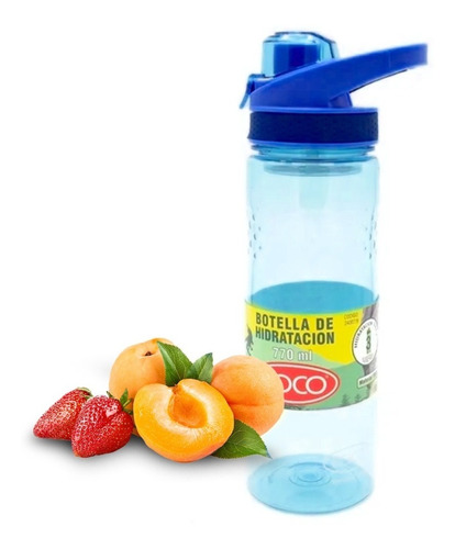 Botella Hidratación Tritan C/filtro Sin Bpa 770ml Foco Azul