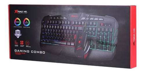 Imagen 2 de 4 de Combo Gamer Mouse Teclado Xtrike Me Mk-880 Juegos Multimedia