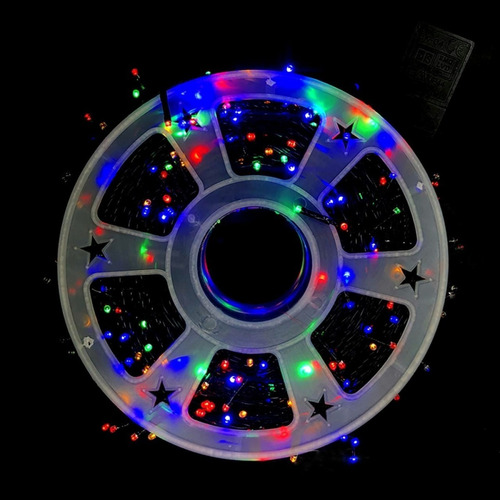 Luces Led Multicolor X1000, 100mt 25amp Exterior Navidad