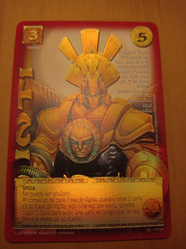 Inti. Foil Dorado. Carta Mitos Y Leyendas Salo 