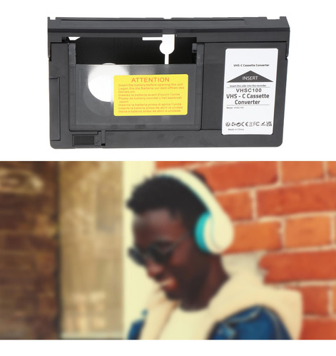 Adaptador De Casete , 12 Mm, Svhs, Svhs-c A Vhs, Convertidor