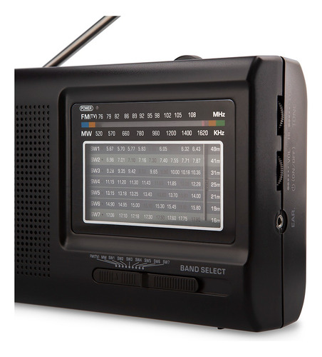 Radio Winco W-2005 Portatil Am Fm Pilas O Cable Analógica Ep