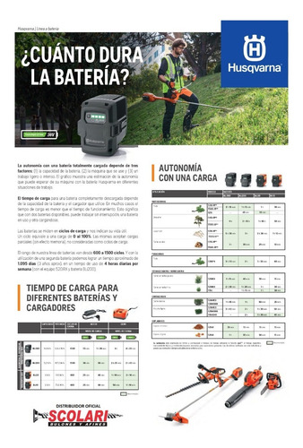 Imagen 3 de 4 de Soplador A Bateria 36v P/hojas Jardin Husqvarna Cargador+bat