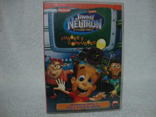 Dvd As Aventuras De Jimmy Neutron- Fusões E Confusões