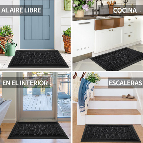 Dexi Tapete Entrada Secado Alfombra Bienvenida 75x45cm