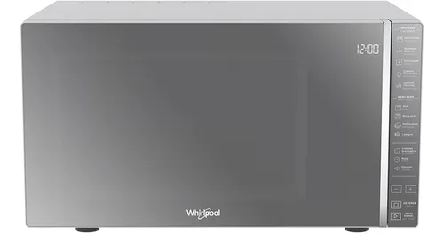 Horno de Microondas Grill Whirlpool WM2811D Silver 1.1 ft3 30L Electrico De Mesa Estante Plato