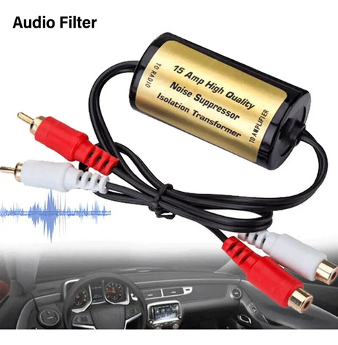 Filtro Audio Rca Aislador Bucle Tierra Auto O Casa