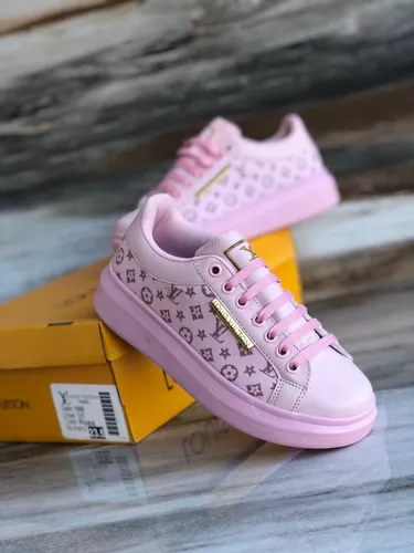 Tenis Louis Vuitton Rosas