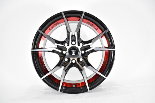 Rines 15 4/100 4/114 Gol Atos Beat Spark Ignis Versa Dorado Color Rojo 1