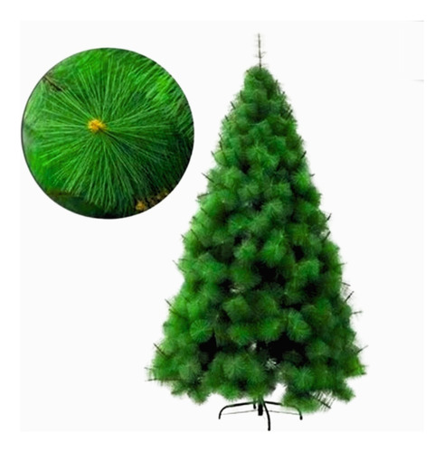 Árvore De Natal Luxo Galhos Bem Cheio 1,50m Modelo Verde