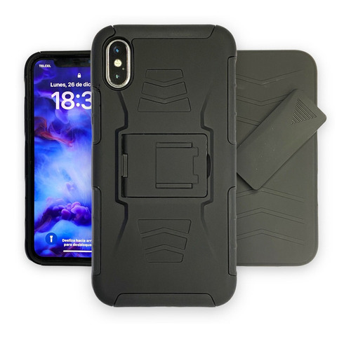 Funda Protector Uso Rudo Con Clip Para Honor X8