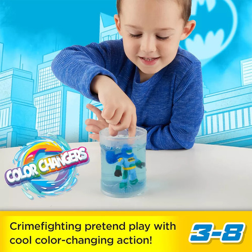 Imaginext Dc Super Friends Batman Y Villano Color Changers