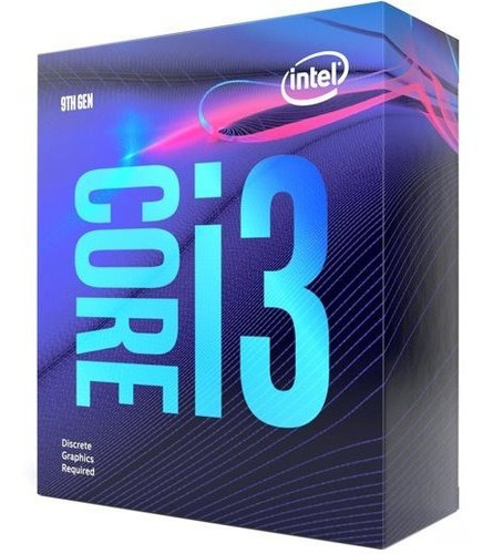 Procesador Intel® Core I3-9100f, 4-core 3.6 Ghz (4.2 Ghz)