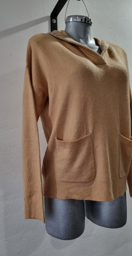Sueter Calido Sweater Tunica Con Capucha Calvin Klein Mujer