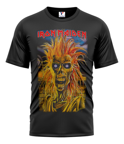 Playera Iron Maiden,  Peso Completo 100% Algodón 15