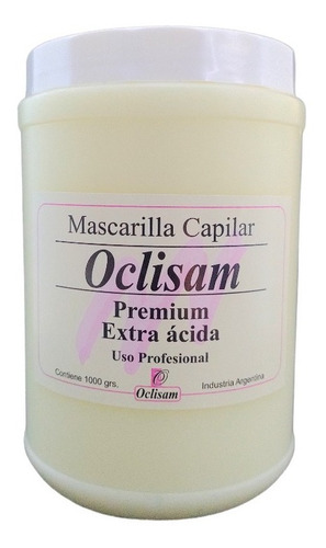 Baño De Crema / Mascarilla Extra Acida  - Oclisam X 1 Kg. 
