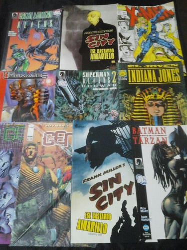 Lote De Comics Varios (10 Ejs) - Batman, Sin City, Etc