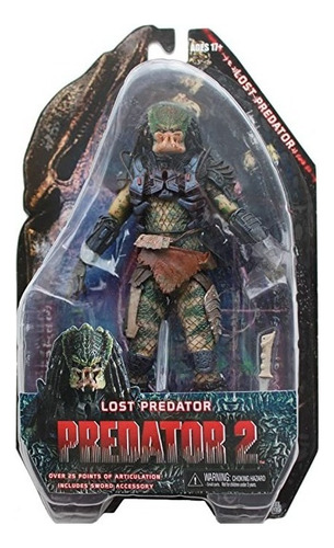 Muñeca Neca de Lost Predator 2, cara de 30 cm, cara rara, sellada