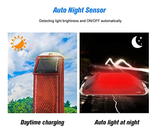 Semforo Solar Led Emergence, 2 Unidades, Superbrillante, Ip5