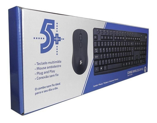 Imagem 3 de 3 de Kit Teclado E Mouse Wireless 2.4ghz