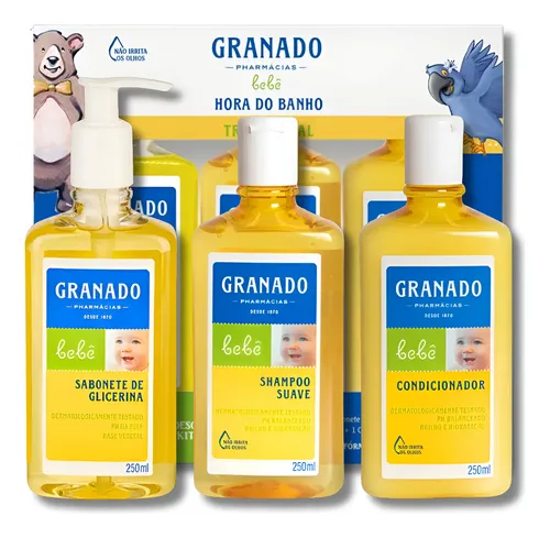 Granado Bebê Shampoo Condicionador Sabonete Líquido Presente — R$ 49,99 em Mercado Livre, 44% OFF