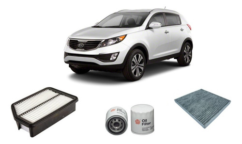 Kit De Filtros Para Kia Sportage 2014-2016