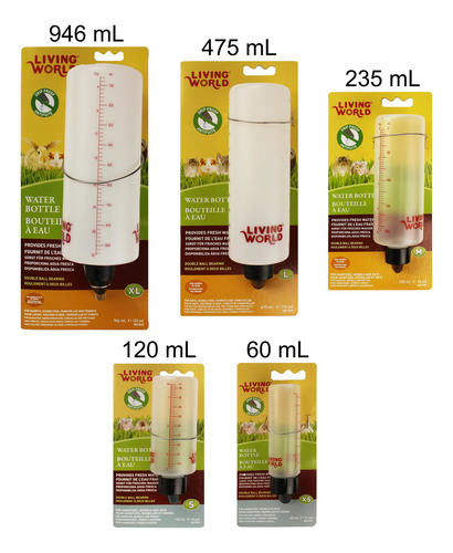 Bebedero Automático Living World Conejos Y Roedores 475 Ml