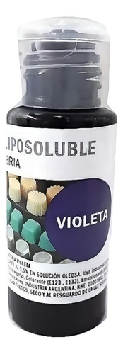 Colorante Liposoluble Para Chocolate Violeta Dessert X1