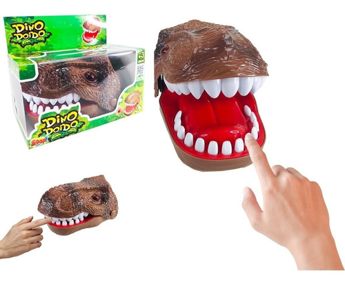 Dino Doido Dinossauro Tiranossauro Rex Morde Dedo- Zoop Toys