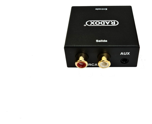 Convertidor De Audio Digital (toslink) A Analogo (rca) Radox