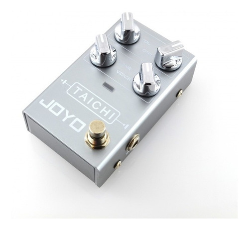Pedal De Efectos Overdrive R-02 Para Guitarra Joyo Taichi Color Plateado