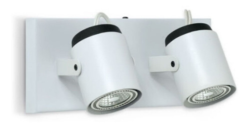 Spot Polipropileno 2 Luz Gu10- Faroluz- 