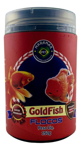 Ração Para Peixes Goldfish Flocos 150g Maramar
