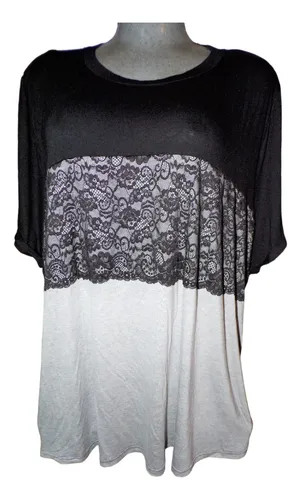 Blusas de sale encaje para gorditas