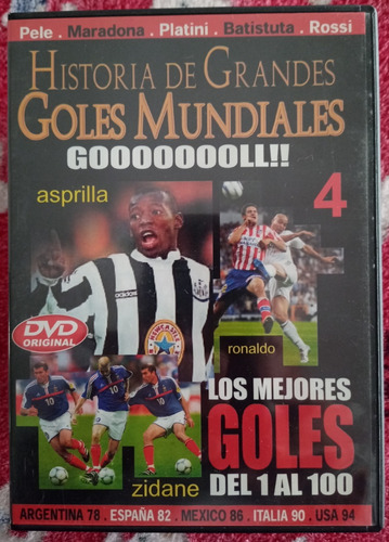 Dvd Historia De Grandes Goles Mundiales Vol 4