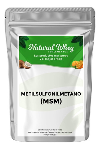 Metil Sulfonil Metano Msm Azufre 100 Gramos Máxima Pureza 