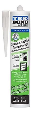 Cartucho Silicona Acetica Transparente  280ml