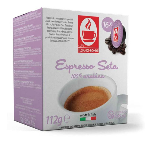 Pack 16 Capsulas Para Dolce Gusto Bonini Espresso Seta Febo