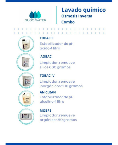 Imagen 7 de 7 de Limpiador Desincrustante De Silice Osmosis Inversa Aobac