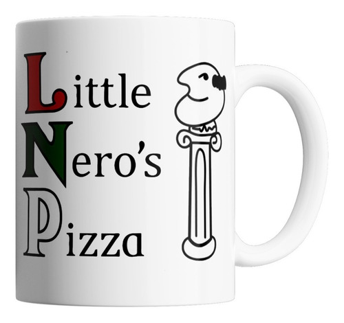 Taza De Ceramica - Mi Pobre Angelito (little Nero's Pizza)