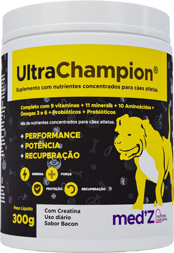 Ultrachampion Suplemento Med'z 300g Forte Premium Musculos