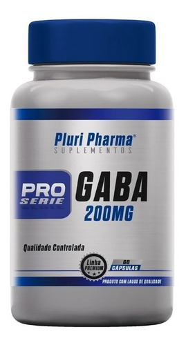 Gaba - Ácido Gamma-aminobutírico 200mg 60 Cáps