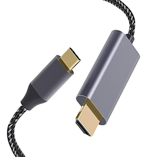 Cable Usb C A Hdmi 4k, 10 Pies Adaptador De Cable Usb Tipo C