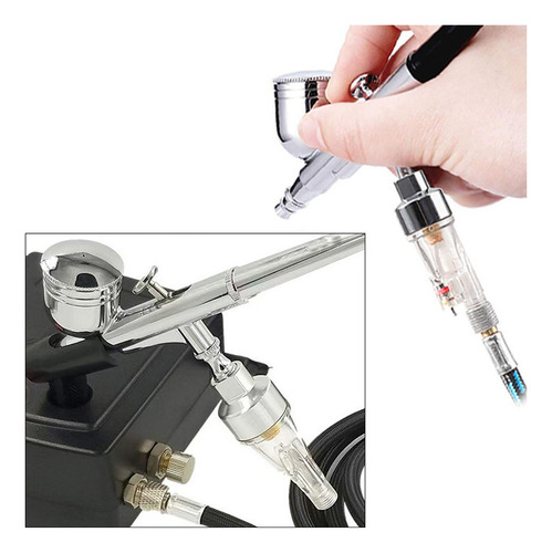 Regulador De Água Em Linha Air Brush Separador De Pulverizaç