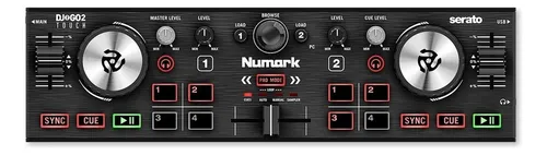 Numark Dj2go2 Touch Controlador Dj Color Negro De 2 Canales