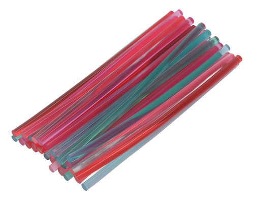 30 Barras De Pegamento Caliente De Colores, Fuerte Adhesión