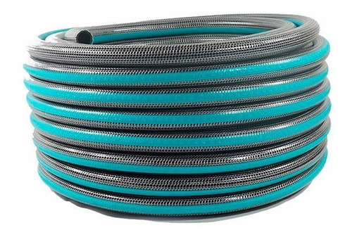 Manguera Anticolapsable Soly Tac 1/2 X 15mts Color Verde Oscuro/negro